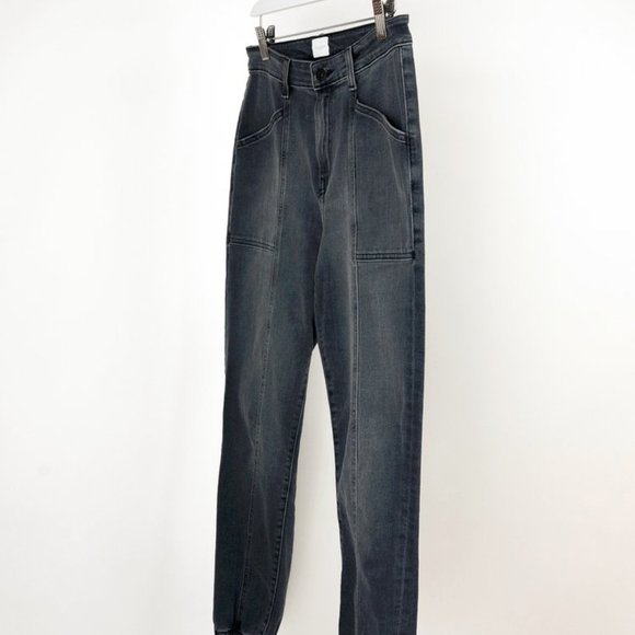 Jonathan Simkhai Wiley Medium Pebble Denim Joggers - Picture 3 of 8